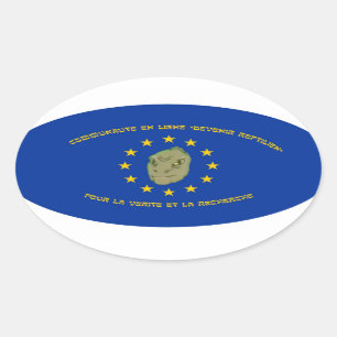 Autocollant Devenir Reptilien forme "ballon"