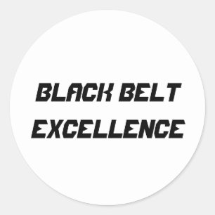 Autocollant d'excellence de ceinture noire