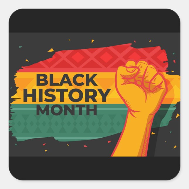Autocollant d'histoire des Noirs (Créateur téléchargé)