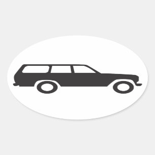 Autocollant d'icône Oval Toyota Land Cruiser série