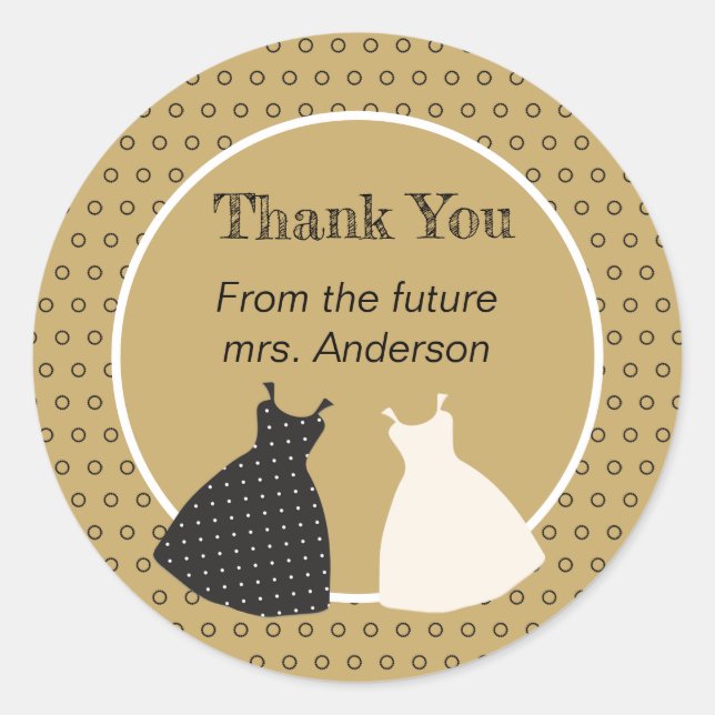 Autocollant d'illustration de Baby Shower pour mar (Devant)