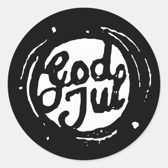 Autocollant d'impression Lino norvégien "Joyeux No (Devant)