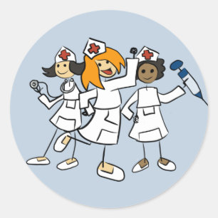 Autocollant d'infirmière