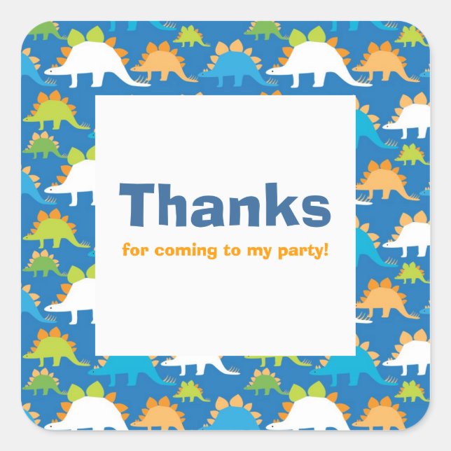 Autocollant DINO-Mite personnalisable (Devant)