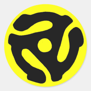 Autocollant d'insertion de disque de 45 t/mn