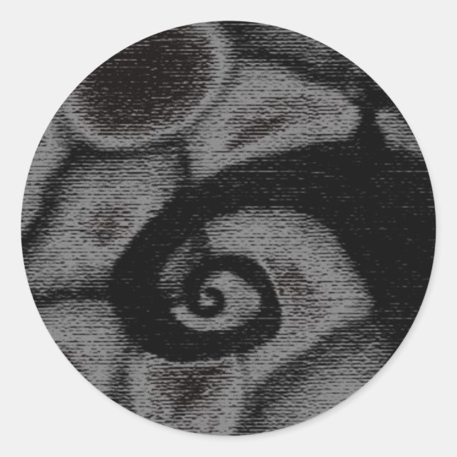 autocollant d'inspiration cauchemare version grise (Devant)