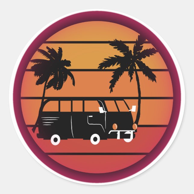 autocollant d'inspiration de voyage (Devant)