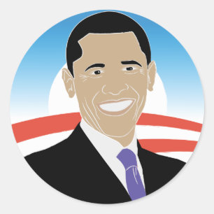 Autocollant d'Obama '08