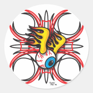 Autocollant d'oeil de Flamin