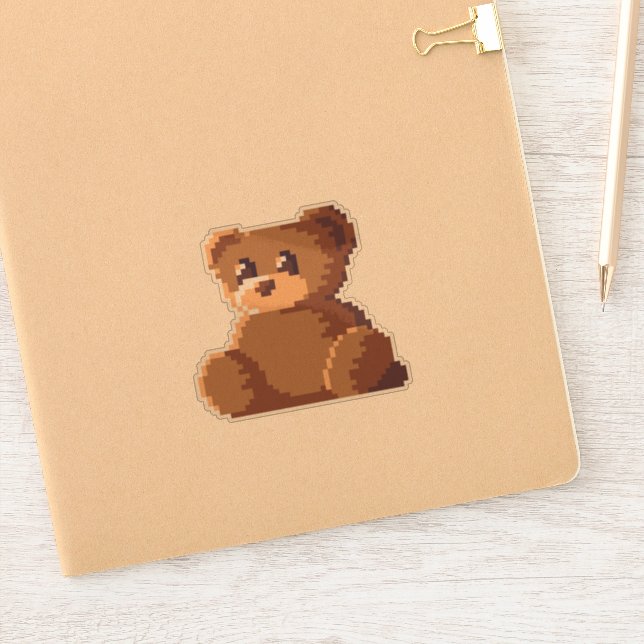 Autocollant d'ours en peluche mignon (Carnet)