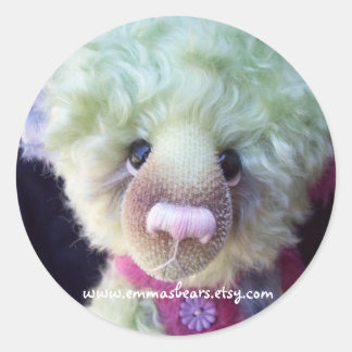 autocollant d'ours vert