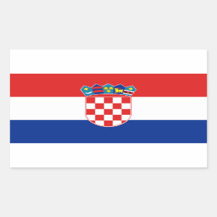 Autocollant Drapeau de la Croatie