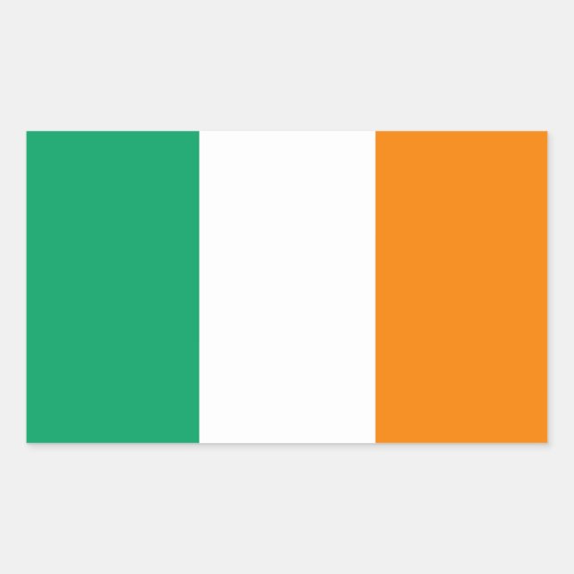 Autocollant drapeau d'Irlande (Devant)