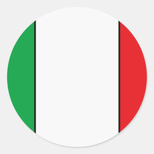 Autocollant drapeau italien