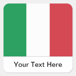 Autocollant drapeau italien