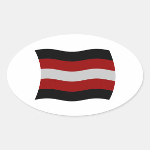 Autocollant drapeau sataniste