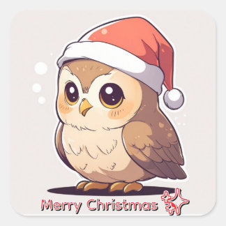 Autocollant drôle de chapeau de Père Noël "La chou