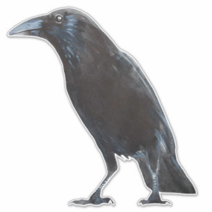Autocollant du corbeau