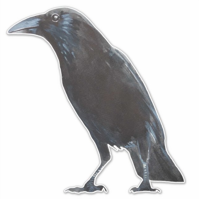 Autocollant du corbeau (Devant)