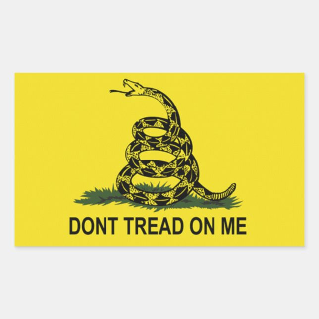 Autocollant du drapeau de Gadsden (Devant)