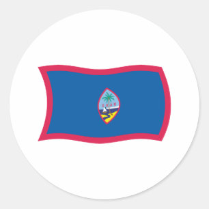 Autocollant du drapeau de Guam