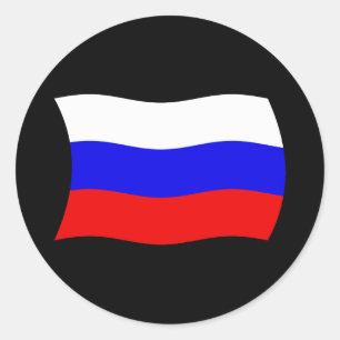 Autocollant du drapeau de la Russie