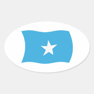 Autocollant du drapeau de la Somalie