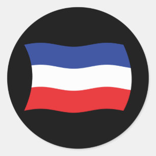 Autocollant du drapeau de la Yougoslavie