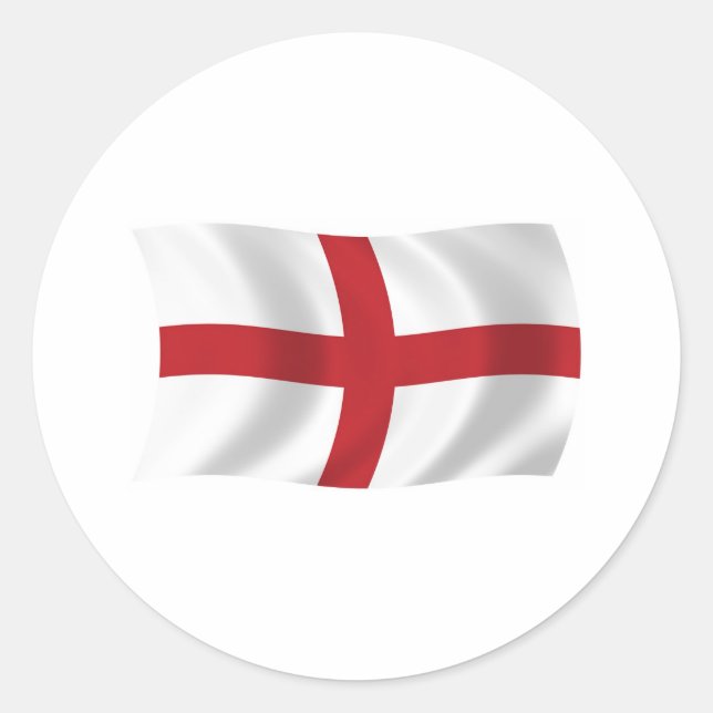 Autocollant du drapeau de l'Angleterre (Devant)
