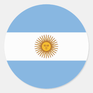 Autocollant du drapeau de l'Argentine – Fierté arg