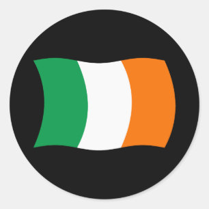 Autocollant du drapeau de l'Irlande