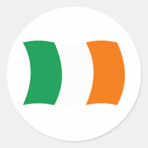 Autocollant du drapeau de l'Irlande