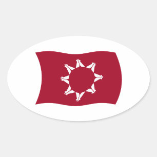 Autocollant du drapeau de l'Oglala Lakota