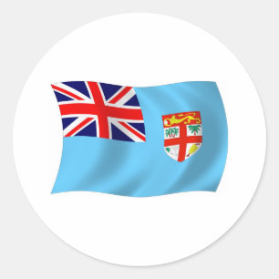Autocollant du drapeau des Fidji