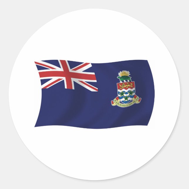 Autocollant du drapeau des îles Caïmans (Devant)