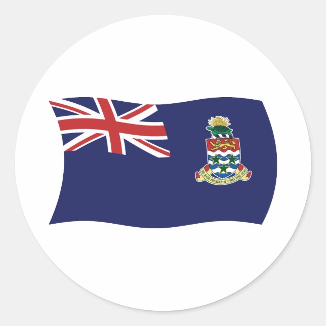 Autocollant du drapeau des îles Caïmans (Devant)