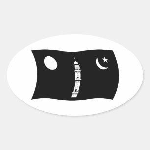 Autocollant du drapeau du mouvement Ahmadiyya