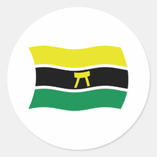 Autocollant du drapeau du peuple Ashanti