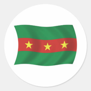 Autocollant du drapeau du peuple Ewe