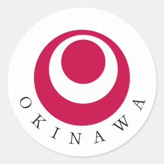 Autocollant du drapeau national d'Okinawa