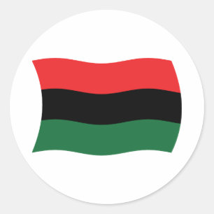 Autocollant du drapeau panafricain (UNIA)