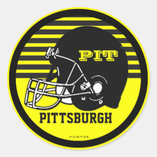 Autocollant du football de Pittsburgh