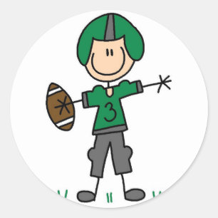 Autocollant du football de sport