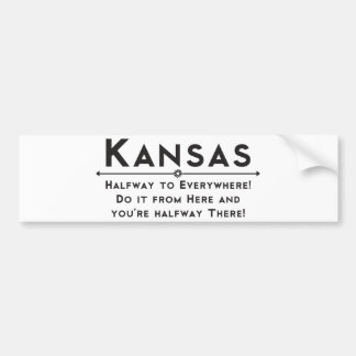 Autocollant du Kansas Bumber