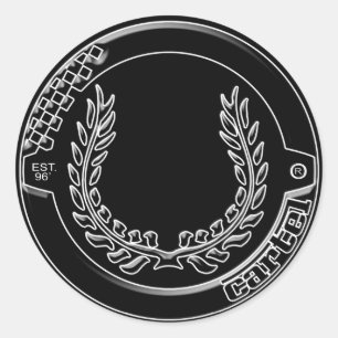 autocollant du logo de Chrome Cartel