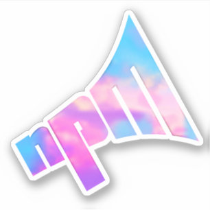 Autocollant du logo du NPM Pastel