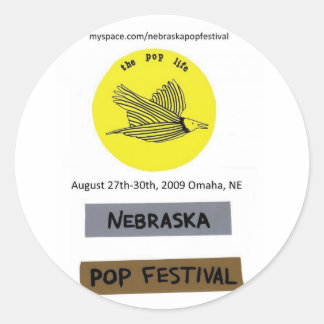 Autocollant du Nebraska Pop Festival