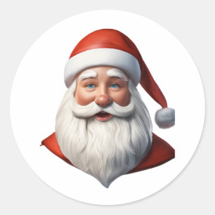 Autocollant du Père Noël Stickers Père Noël de N