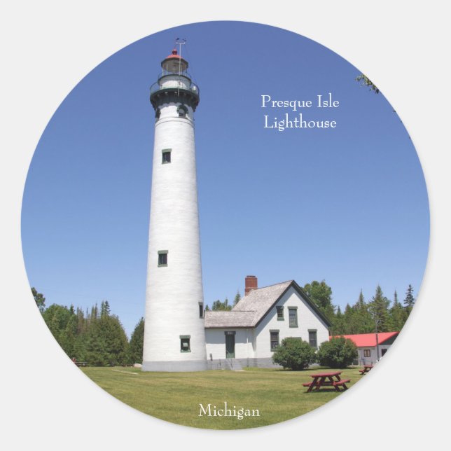 Autocollant du phare de Presque Isle (Devant)