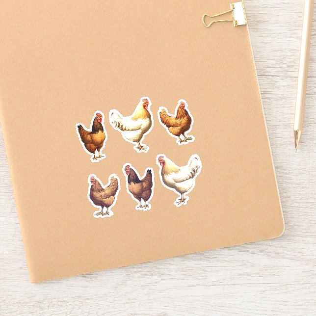 Autocollant du planificateur du journal des oiseau (Carnet)